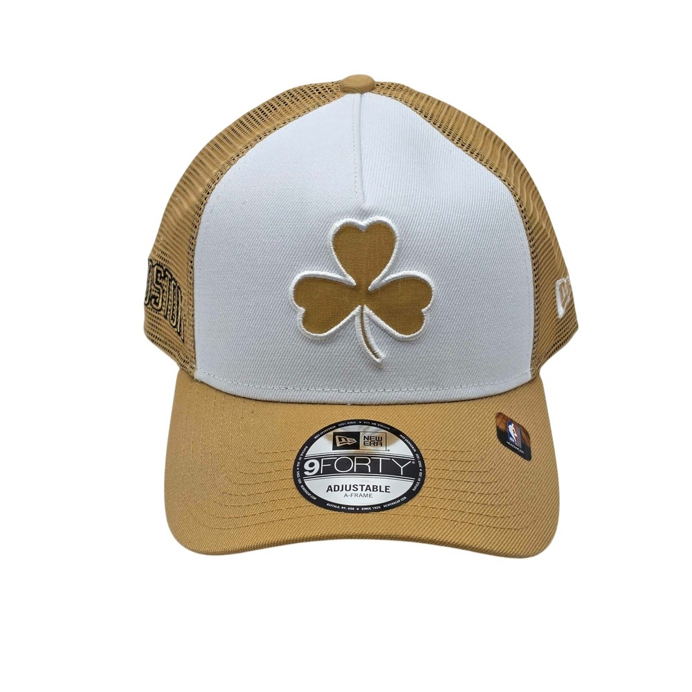 New Era 9FORTY Boston Celtics NBA 2025 City Edition Shamrock Trucker Hat Cap NWT